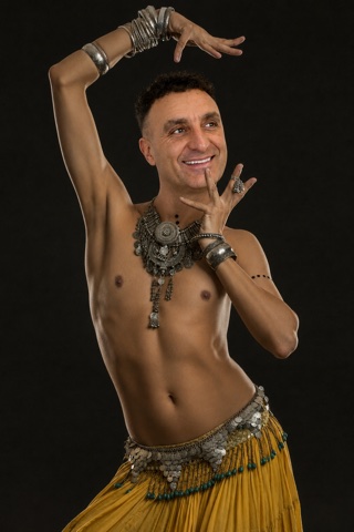 James Bulla, belly dancer based in Bolton